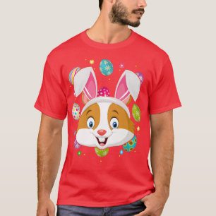 Funny Easter Egg Lover Bunny Ear Hamster Face East T-Shirt