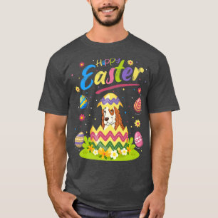 Funny Easter Egg Lover Cocker Spaniel Dog Happy Ea T-Shirt