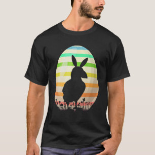Funny Easter Egg Lover Vintage Style Puffin Bird E T-Shirt