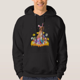Funny Easter Egg Rhodesian Ridgeback Dog Easter Hoodie