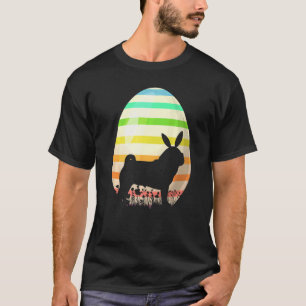 Funny Easter Egg Vintage Style Pug Dog Easter T-Shirt