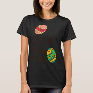 Funny easter eggstatic cute humorous quote saying T-Shirt