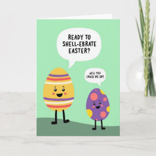 Funny Easter Friends Greeting Card