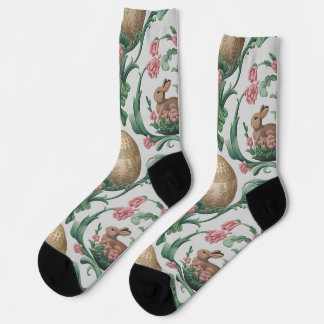 Funny Easter Pattern Socks