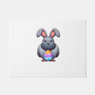 Funny Easter Pigeon Lover Egg Eggs Bunny Rabbit Bu Doormat