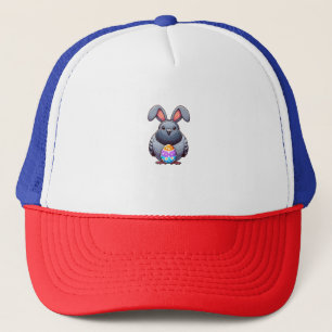 Funny Easter Pigeon Lover Egg Eggs Bunny Rabbit Bu Trucker Hat