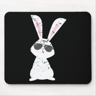 Funny Easter Rabbit Animal Gift Rabbit  Mouse Pad