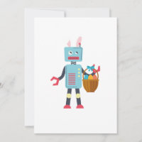 Funny Easter Robot Easter Bunny for Boys Girls