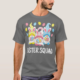 Funny Easter Squad Gnomes Happy Easter Egg Bunny G T-Shirt