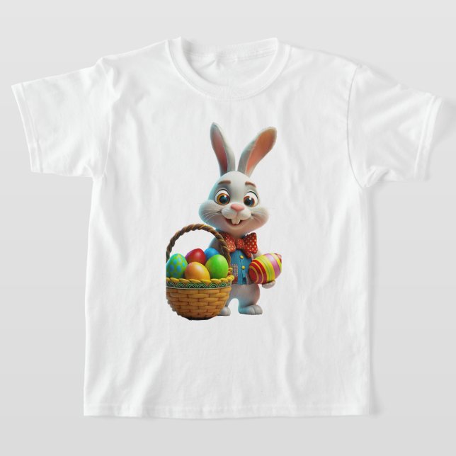 Funny Easter T-Shirt for Kids (Laydown)