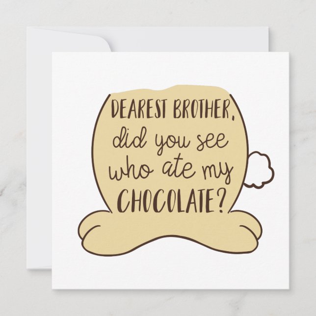 Funny Easter Typography Quote Cute Bunny Holiday Card (Front)