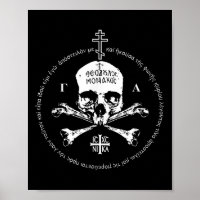 Funny Eastern Orthodox Cross Skull Ic Xc Nika Jesu