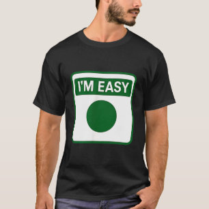 Funny easy snowboard ski mountain sign skiing joke T-Shirt