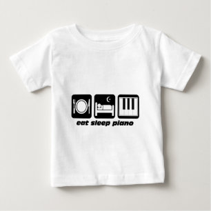 Funny eat sleep piano baby T-Shirt