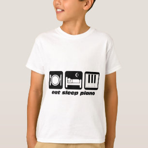Funny eat sleep piano T-Shirt