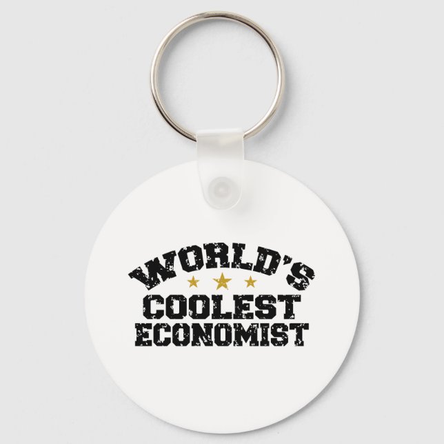 Funny Economist Key Ring (Front)