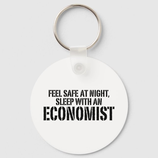 Funny Economist Key Ring (Front)