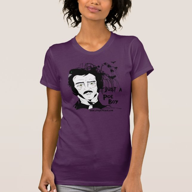 Funny Edgar Allan Poe T-Shirt (Front)