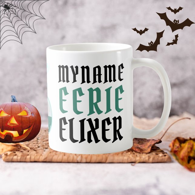 Funny Eerie Elixer Halloween Coffee Mug (Creator Uploaded)