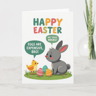 Funny Egg Hunt Question Card