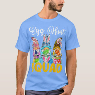 Funny Egg Hunt Squad Bunny Gnomes Easter Day Famil T-Shirt