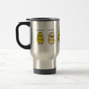 Funny Egg Puns Travel Mug