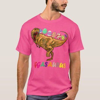 Funny Eggasaurus Stegosaurus Egg Dinosaur Happy Ea T-Shirt