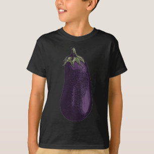 Funny Eggplant Designs For Fruit Vegetable Vegan M T-Shirt