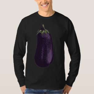 Funny Eggplant Designs For Fruit Vegetable Vegan M T-Shirt