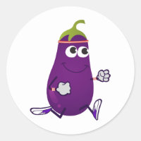 Funny Eggplant Runner