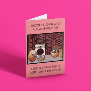 Funny Eggs Anniversary  Card