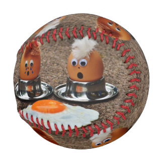 Funny eggs baseball