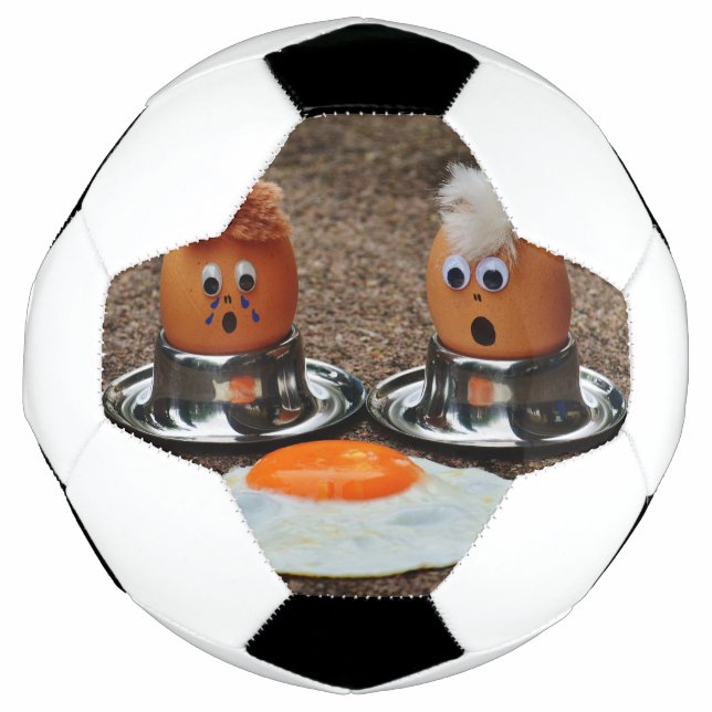 Funny eggs soccer ball (Front)