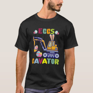 Funny Eggscavator Easter Egg Hunt For Kids Toddler T-Shirt