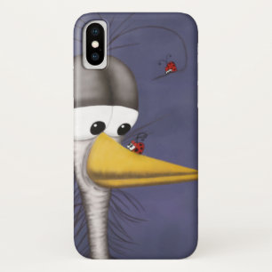 Funny Egret Cartoon Case-Mate iPhone Case