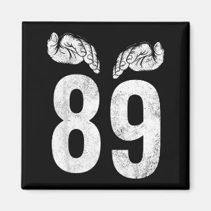 Funny Eight Nine 8 9 Meme Gen Alpha Slang 8 9 Hand Magnet