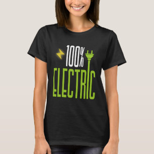 Funny Electric Vehicle Car Lover EV Driving Earth T-Shirt