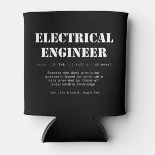 Funny Electrical Engineer Definition Gifti Can Cooler