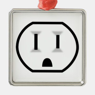 Funny Electrical Outlet Metal Tree Decoration