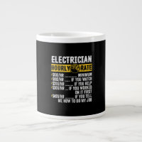 Funny Electrician Apparel, Hourly Rate Men