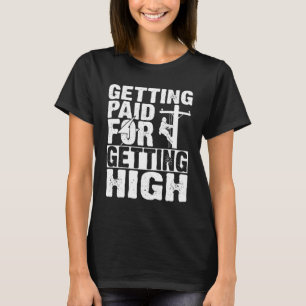 Funny Electrician Gift Electrical Power Lineman Me T-Shirt