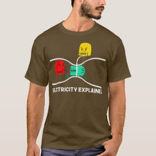 Funny Electricity Explained  I Teacher Nerd Gift T-Shirt