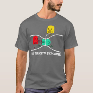 Funny Electricity Explained Stuff I Teacher Nerd G T-Shirt