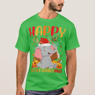 Funny Elephant Animal Lover Cute Elephant HelloTha T-Shirt