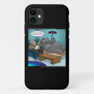 Funny Elephant In Therapy iPhone 5/5S Case