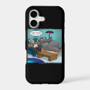 Funny Elephant In Therapy iPhone 5/5S Case