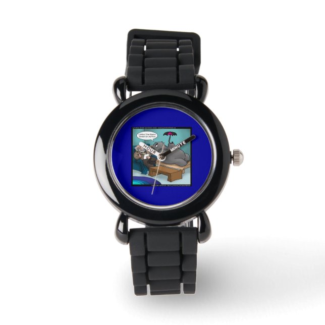 Funny Elephant In Therapy Watch (Front)