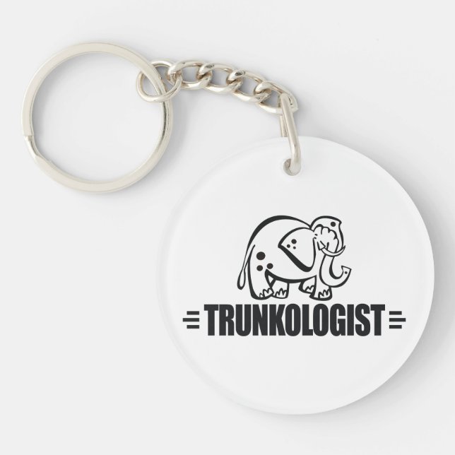Funny Elephant Key Ring (Front)