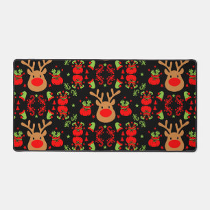 Funny Elf Christmas Wrapping Desk Mat