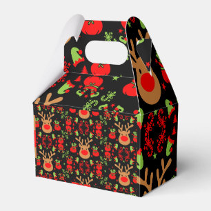 Funny Elf Christmas Wrapping Favour Box